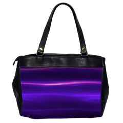 Electric Neon Indigo Black Ombre  Oversize Office Handbag (2 Sides) from ArtsNow.com Back