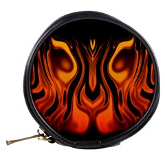 Fire and Flames Pattern Mini Makeup Bag from ArtsNow.com Back