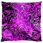 Magenta Black Abstract Art Standard Flano Cushion Case (One Side)