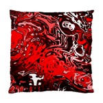 Red Black Abstract Art Standard Cushion Case (Two Sides)