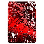 Red Black Abstract Art Removable Flap Cover (S)