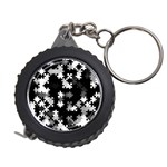 Black and White Jigsaw Puzzle Pattern Measuring Tape