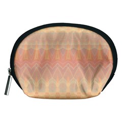 Boho Soft Peach Pattern Accessory Pouch (Medium) from ArtsNow.com Front