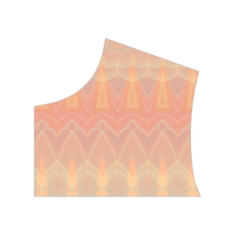 Boho Soft Peach Pattern Women s Button Up Vest from ArtsNow.com Top Left