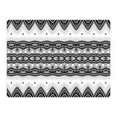 Boho Black And White  Double Sided Flano Blanket (Mini)  from ArtsNow.com 35 x27  Blanket Front