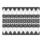 Boho Black And White  Double Sided Flano Blanket (Mini) 