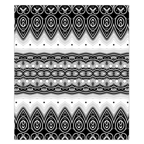 Boho Black And White  Duvet Cover Double Side (California King Size) from ArtsNow.com Front