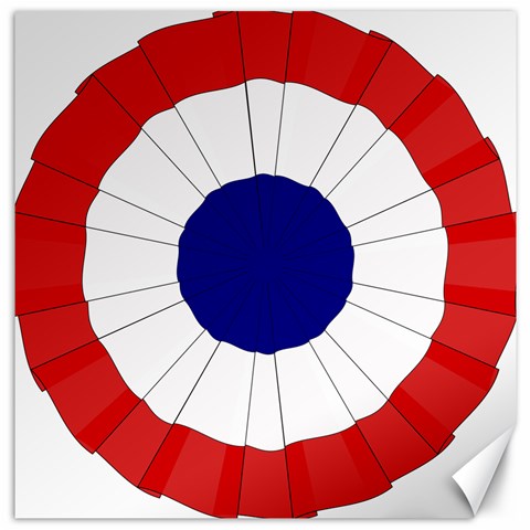 National Cockade of France  Canvas 16  x 16  from ArtsNow.com 15.2 x15.41  Canvas - 1