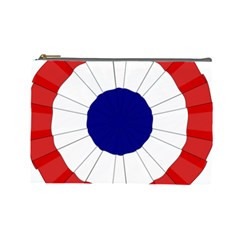 National Cockade of France  Cosmetic Bag (Large) from ArtsNow.com Front