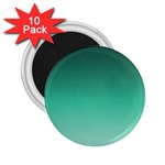 Biscay Green Gradient Ombre 2.25  Magnets (10 pack) 