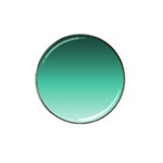 Biscay Green Gradient Ombre Hat Clip Ball Marker