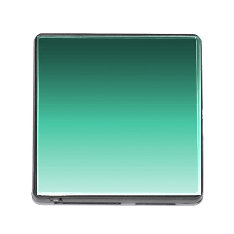 Biscay Green Gradient Ombre Memory Card Reader (Square 5 Slot) from ArtsNow.com Front