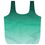 Biscay Green Gradient Ombre Full Print Recycle Bag (XL)