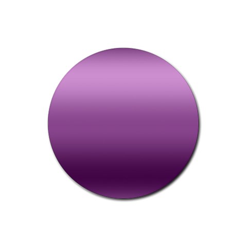 Purple Gradient Ombre Rubber Coaster (Round)  from ArtsNow.com Front