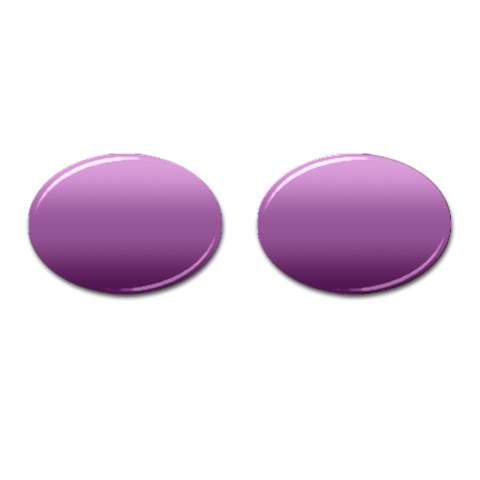 Purple Gradient Ombre Cufflinks (Oval) from ArtsNow.com Front(Pair)