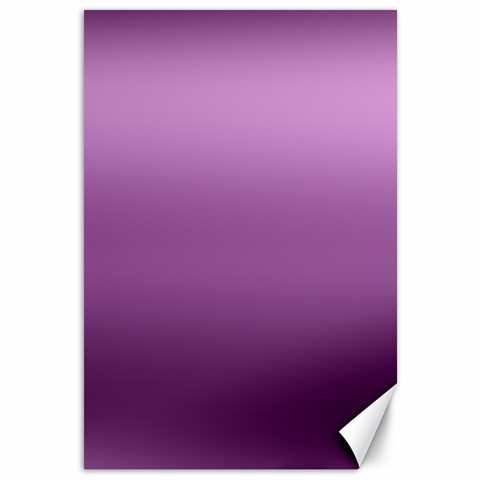 Purple Gradient Ombre Canvas 12  x 18  from ArtsNow.com 11.88 x17.36  Canvas - 1