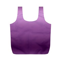 Purple Gradient Ombre Full Print Recycle Bag (M) from ArtsNow.com Back