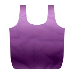 Purple Gradient Ombre Full Print Recycle Bag (L) from ArtsNow.com Front