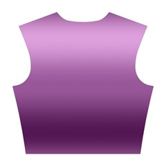 Purple Gradient Ombre Cotton Crop Top from ArtsNow.com Back