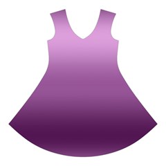 Purple Gradient Ombre Short Sleeve V Front