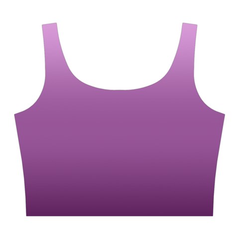 Purple Gradient Ombre Midi Sleeveless Dress from ArtsNow.com Top Front