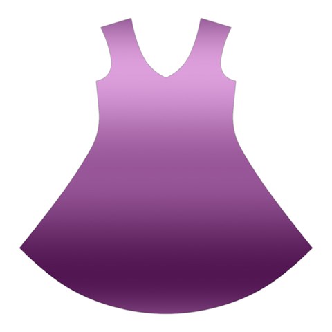 Purple Gradient Ombre Long Sleeve Velvet V Front