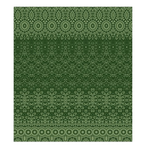 Boho Fern Green Pattern Duvet Cover Double Side (King Size) from ArtsNow.com Front