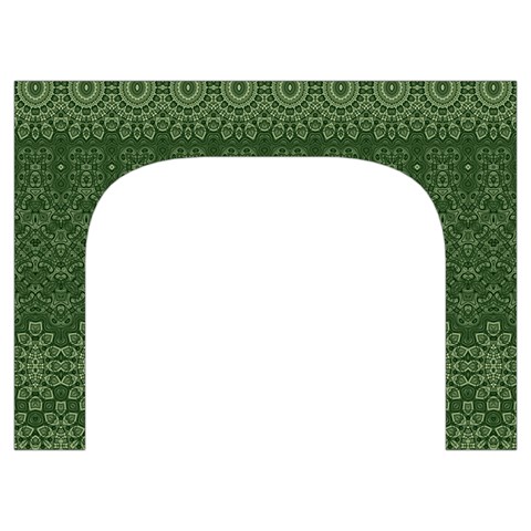 Boho Fern Green Pattern Toiletries Pouch from ArtsNow.com Front