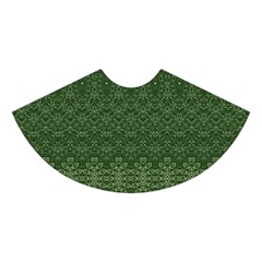 Boho Fern Green Pattern Midi Sleeveless Dress from ArtsNow.com Skirt Back
