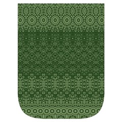 Boho Fern Green Pattern Waist Pouch (Large) from ArtsNow.com Front Pocket