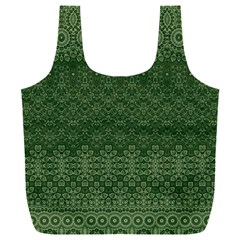 Boho Fern Green Pattern Full Print Recycle Bag (XXL) from ArtsNow.com Front