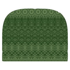 Boho Fern Green Pattern Makeup Case (Small) from ArtsNow.com Front
