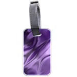 Purple Abstract Art Luggage Tag (two sides)