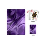 Purple Abstract Art Playing Cards Single Design (Mini)