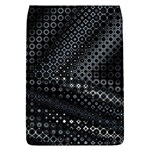 Black Abstract Pattern Removable Flap Cover (L)