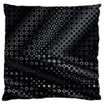 Black Abstract Pattern Standard Flano Cushion Case (Two Sides)