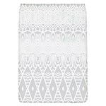 Boho White Wedding Pattern Removable Flap Cover (L)