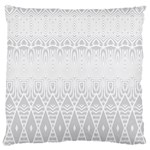 Boho White Wedding Pattern Standard Flano Cushion Case (One Side)