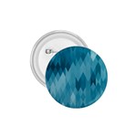 Cerulean Blue Geometric Patterns 1.75  Buttons