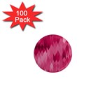 Blush Pink Geometric Pattern 1  Mini Magnets (100 pack) 