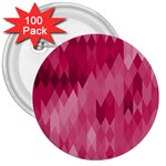Blush Pink Geometric Pattern 3  Buttons (100 pack) 