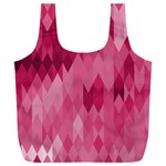 Blush Pink Geometric Pattern Full Print Recycle Bag (XXXL)