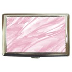 Pastel Pink Feathered Pattern Cigarette Money Case