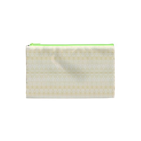 Boho Lemon Chiffon Pattern Cosmetic Bag (XS) from ArtsNow.com Front