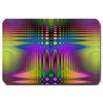 Abstract Psychedelic Pattern Large Doormat 