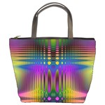 Abstract Psychedelic Pattern Bucket Bag