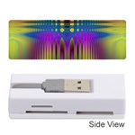 Abstract Psychedelic Pattern Memory Card Reader (Stick)