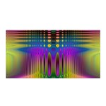 Abstract Psychedelic Pattern Satin Wrap