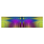 Abstract Psychedelic Pattern Satin Scarf (Oblong)
