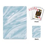 Light Blue Feathered Texture Playing Cards Single Design (Rectangle)